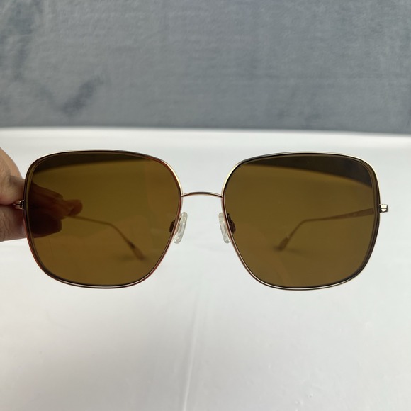 Maui Jim Gold Metal Frame Sunglasses with Brown Lenses - Picture 8 of 16